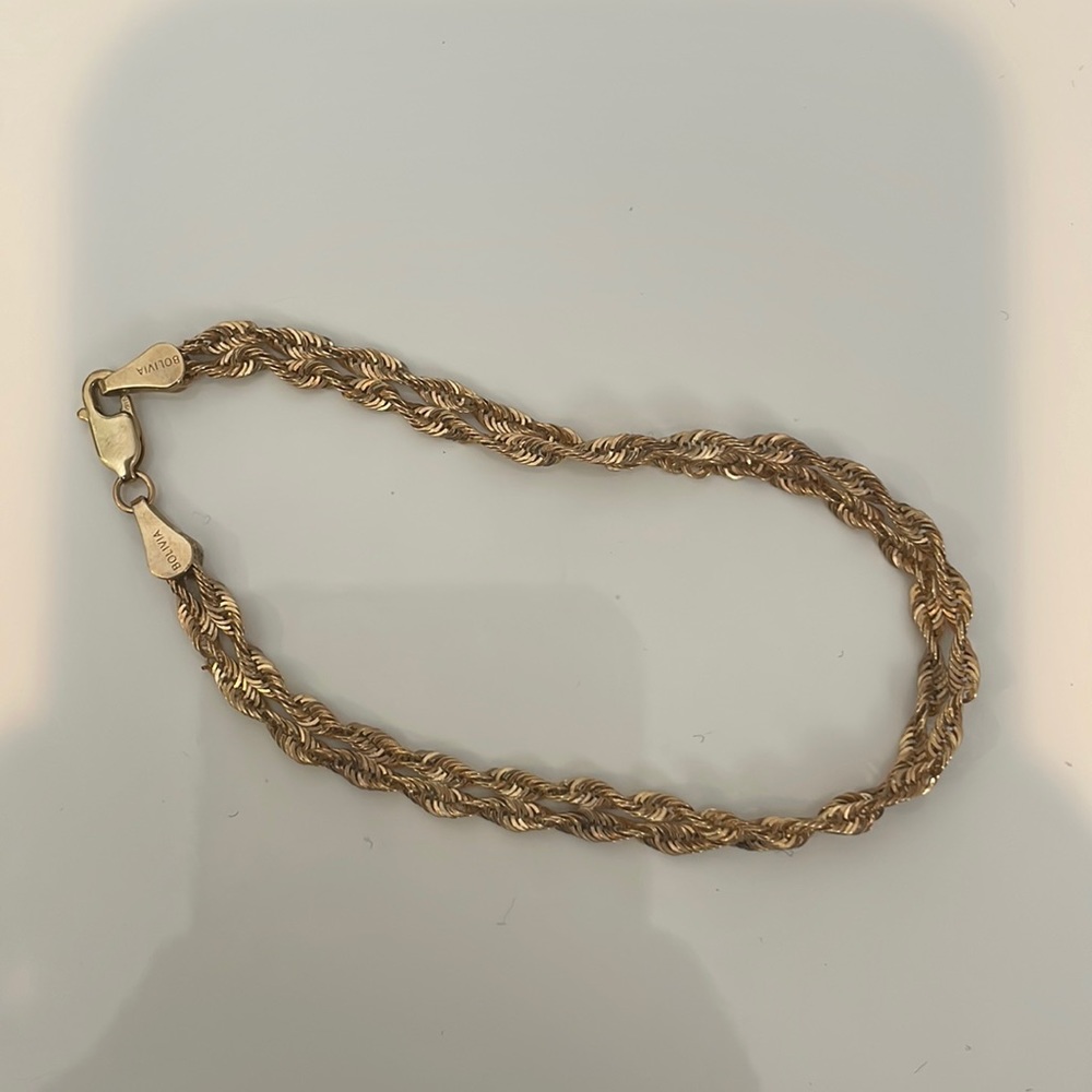 14k RL bracelet Bolivia gold bracelet